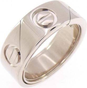 Cartier White Gold White Gold (18K) Band Ring (Pre-Owned)