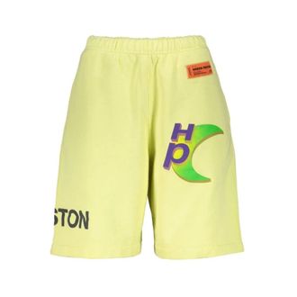 Heron Preston Heren, Korte broeken, Geel, Maat: S Katoen