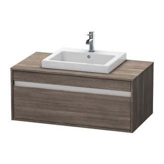 Duravit Duravit Ketho M&oacute;dulo Mural 6795, 1 Extra&iacute;ble, 1000mm, Para 1 Lavabo Empotrado, Centralizado, Color (frente/cuerpo): Pino Terra Decor - Kt679505151
