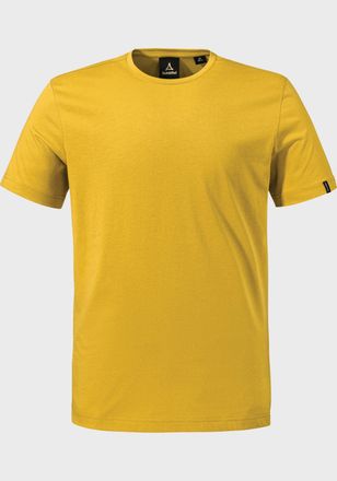 Sch&ouml;ffel Funktionsshirt SCH&Ouml;FFEL T Shirt Style Collada MNS, Herren, Gr. 54, gelb (5205, gelb), Oberstoff: 60% Baumwolle, 40% Polyester, Rundhals, Shirts Funkti