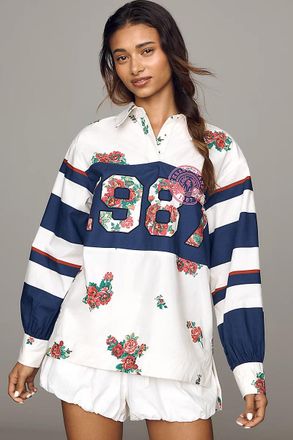 Maeve 100% Cotton Rugby Shirt Top