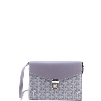 Goyard Chypre Wallet on Strap Coated Canvas with Leather