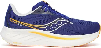 Saucony Mens Ride 18 Running Shoes In Azurite / Peel