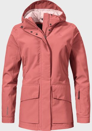 Sch&ouml;ffel Outdoorjacke SCH&Ouml;FFEL Jacket Geneva L, Damen, Gr. 42, rosa (3245, rosa), Oberstoff : 100% Polyester (Membran: Polyurethan) Futter : 100% Polyester Fut