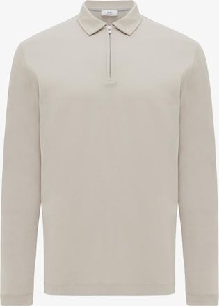 Gentiluomo Half Zip Longsleeve Polo | Beige