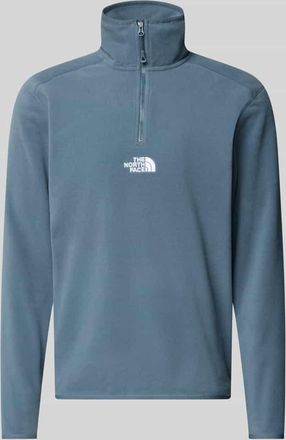 The North Face Fleecepullover mit Rei&szlig;verschluss Modell GLACIER in Rauchblau, Gr&ouml;&szlig;e XXL