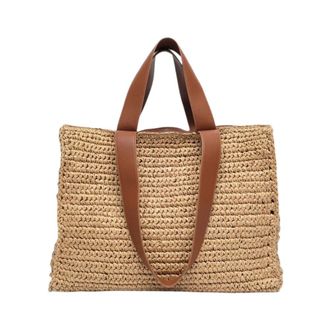 N&uacute;noo Dames, Tassen, Bruin, Maat: ONE Size Katoen