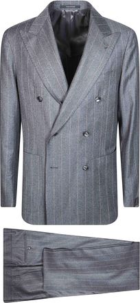 Tagliatore Vesuvio DP Wide-Stripe Suit