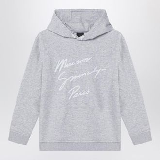 Givenchy Grey hoodie with embroidered logo