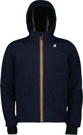 K-Way Light Jackets, male, Blue, M, Navy Blue Bonded Jacket