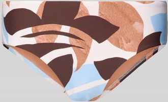 Marc O'Polo Bikini Slip mit Allover-Muster in Blau, Gr&ouml;&szlig;e XL