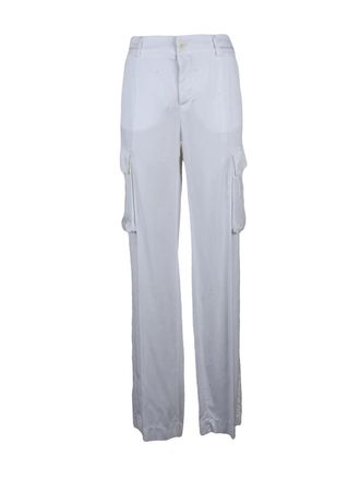 Mason's MasonS Cargo Trousers Soft Leg White