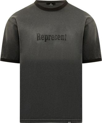 Represent Ringer T-Shirt - Heren - T-shirts - Grijs - S - Katoen - Tops