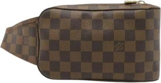 Louis Vuitton Pre-owned Belt Bags, female, Brown, Size: ONE SIZE Pre-owned Geronimos Damier Waist Bag