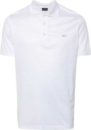 Paul & Shark cotton polo shirt - men - Cotton - L - White