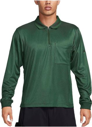 Nike Sportswear Tech Pack Mens Dri-FIT 1/2-Zip Long-Sleeve Top Green FB7382-323