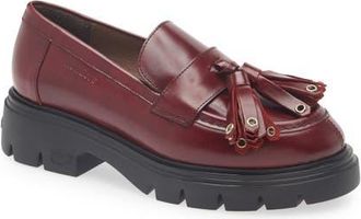 Wonders A-4303 Tassel Platform Loafer in Oregon Vino at Nordstrom, Size 9.5-10Us