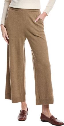 Lafayette 148 New York Pull On Wide Leg Wool & Cashmere-Blend Pant