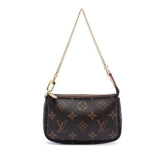 Louis Vuitton Pre-owned Mini Pochette Accessoires - Dames - Pre-owned - Bruin - Maat: ONE Size