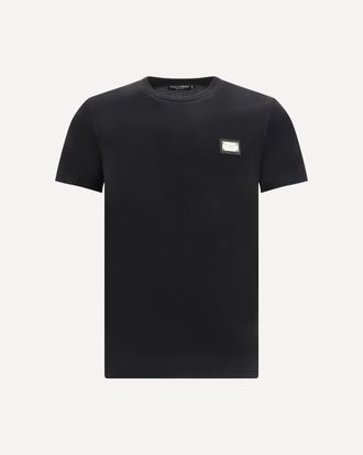 Dolce & Gabbana Cotton T-shirt with logo Male 54