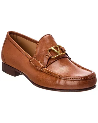 Valentino Vlog Leather Loafer