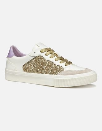 Geox Womens D Emmeleny Womens Trainers - Gold - Size: 7.5