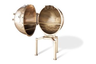 PIB Barra industrial de metal dorado