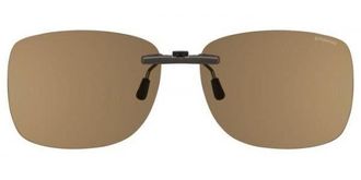 Polaroid PLD 1002/C-ON Clip-On Only Polarized UPW/IG Mens Sunglasses Brown Size 59