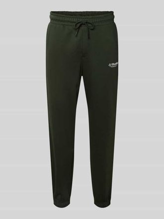 Jack & Jones Regular Fit Sweatpants mit elastischen Bund Modell KANE in Dunkelgruen, Gr&ouml;&szlig;e XXL