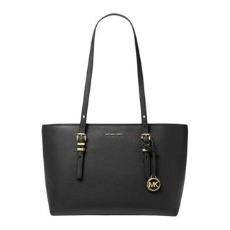 Michael Kors Quinn Tote - Dames - Tassen - Zwart - Maat: ONE Size Leer