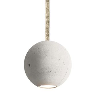 NUD Collection Nova Concrete Pendelleuchte, natural linen (TT-00)