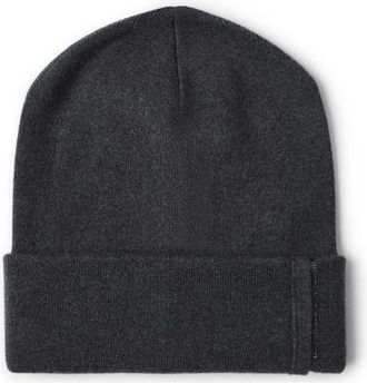 Brunello Cucinelli Knit beanie in Lignite Grey at Nordstrom, Size X-Large