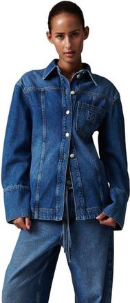 Day Birger Et Mikkelsen Ludmilla Medium Wash Denim Jacket in Medium Blue at Nordstrom, Size 14