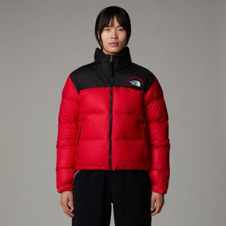The North Face Womens Womens 1996 Retro Nuptse Jacket - Red Nylon - Size X-Small
