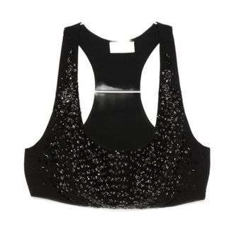 Elisabetta Franchi Dames, Tops, Zwart, Maat: M