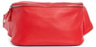 Longchamp Parisis Leather Belt Bag in Vermillion at Nordstrom Rack