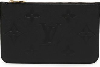 Louis Vuitton Monogram Empreinte Black Noir Monogram Empreinte Pouch (Pre-Owned)