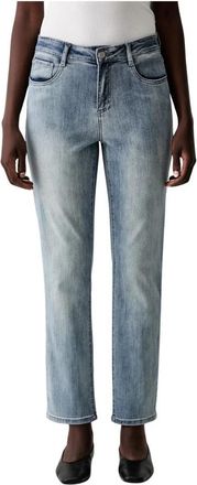Joseph Ribkoff Gia Slim-fit Jeans - Dames - Regular Fit Jeans - Blauw - 2XL - Katoen - Jeans