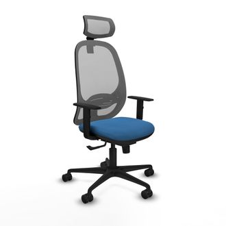 Piqueras y Crespo Silla De Oficina Piqueras Y Crespo Cilanco Gris Cuero Sint&eacute;tico