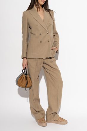 Max Mara Abate Trousers, Womens, Beige