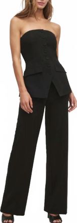 Favorite Daughter Dream Phoebe Bustier Top In Black