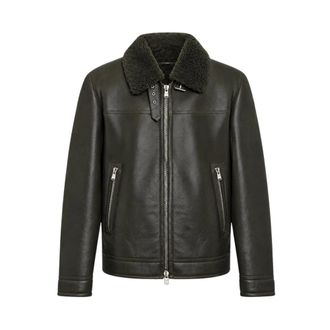 Dondup Giacca in montone - - Jackets - Uomo - Verde - L