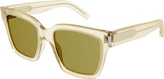 Saint Laurent SL 507 005 Mens Sunglasses Yellow Size 54 - Free RX Lenses - Free RX Lenses