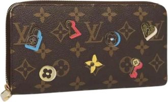 Louis Vuitton Pre-owned Wallets, female, Brown, Size: ONE SIZE Pre-owned Canvas Wallet