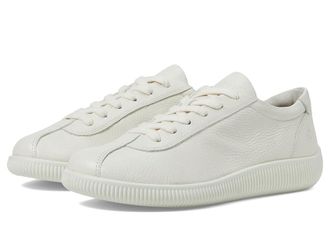 Ecco Soft Zero Premium Sneaker Womens Shoes White : EU 36 (US Womens 5-5.5) M, Leather