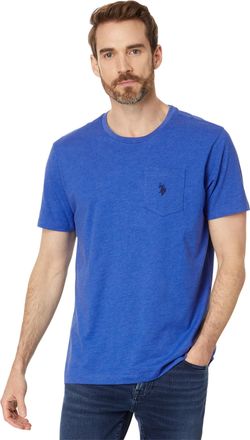 U.S.Polo Association Mens Crew Neck Pocket T-Shirt (Color Group 2 of 2) - Blue - XL