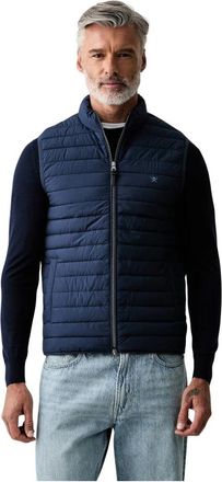 Hackett Gewatteerd Vest - Heren - Bodywarmers - Blauw - S - Jassen