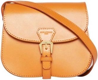 Ines De La Fressange Baby Fl&acirc;neur Bag - Dames - Schoudertassen - Bruin - ONE Size - Leer - Tassen