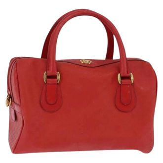 Gucci Pre-owned Handbags, female, Red, Size: ONE SIZE Pre-owned Plastic Handbag