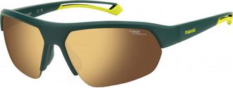Polaroid Womens PLD-7048-S-GP7G6VV PLD 7048 65 S GP7G6VV Sunglasses - Green - One Size